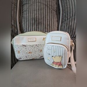 2 Primark Disney Winnie The Pooh (Buttery Soft) Faux Leather Crossbody Bag